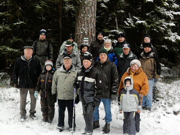 Gruppenfoto am Grün-Weissen Weg
